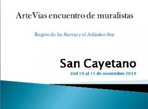 Convocatoria a artistas azule�os a participar de ArteVias encuentro de muralistas en San Cayetano